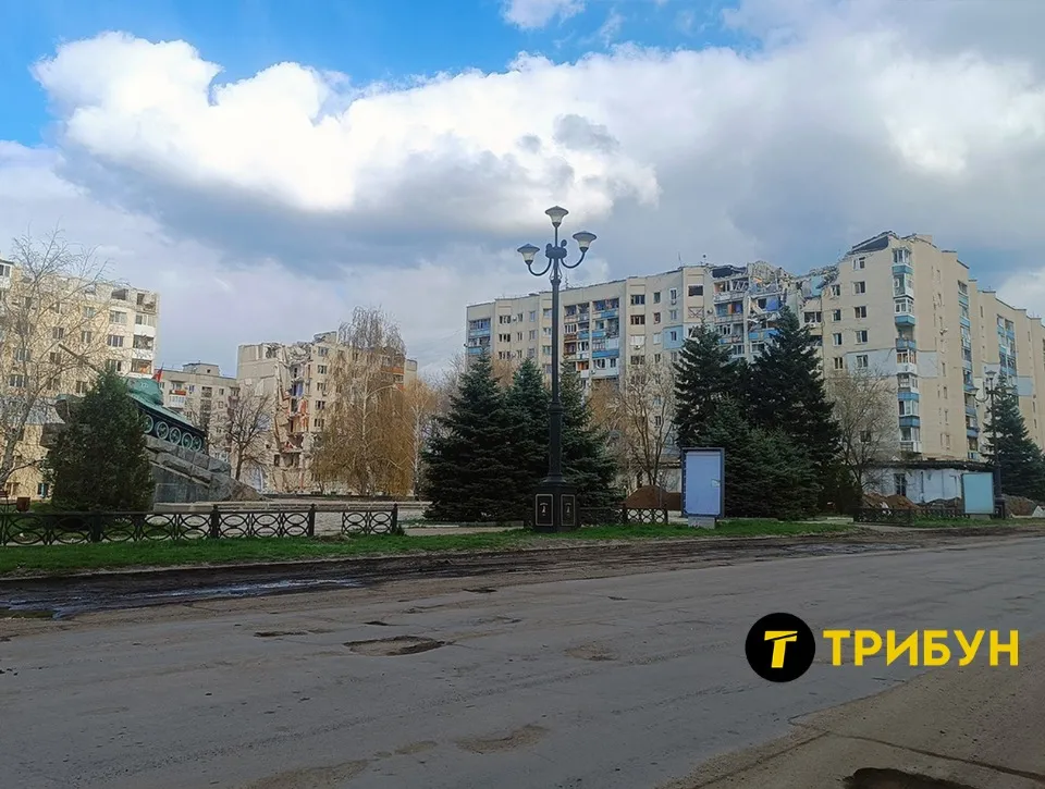 Лисичанськ центр міста танк (квітень 2025)