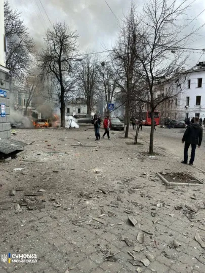 Обстріл Сум 13 квітня