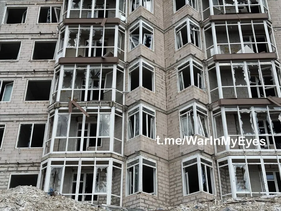 Приліт в Донецьку 13 квітня