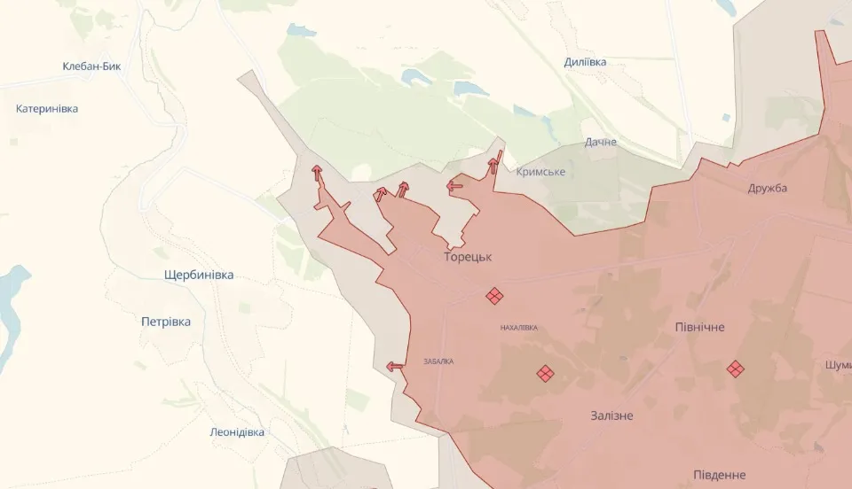 карта Deep State Донеччина