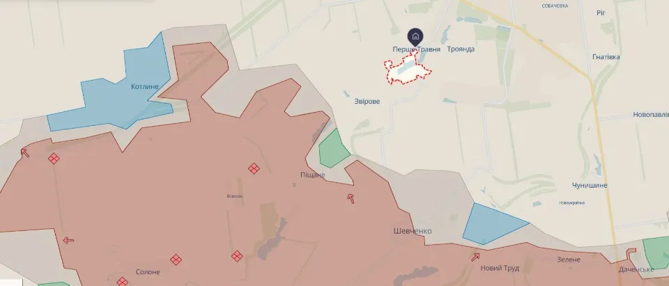 карта Deep State Донеччина