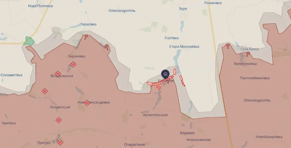 карта Deep State Донеччина