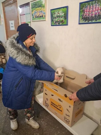 Евакуація з тваринами. Фото БФ “Схід SOS”