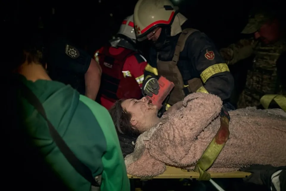 Київ обстріл 24 квітня 2025. Фото: Костянтин і Владислава Ліберови