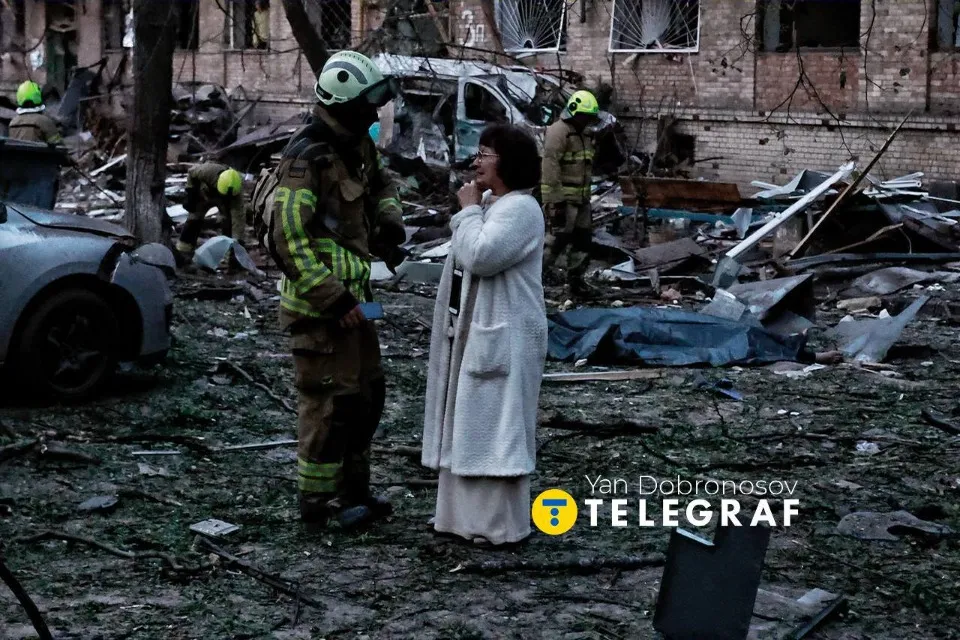 Київ обстріл 24 квітня 2025. Фото: Ян Доброносов