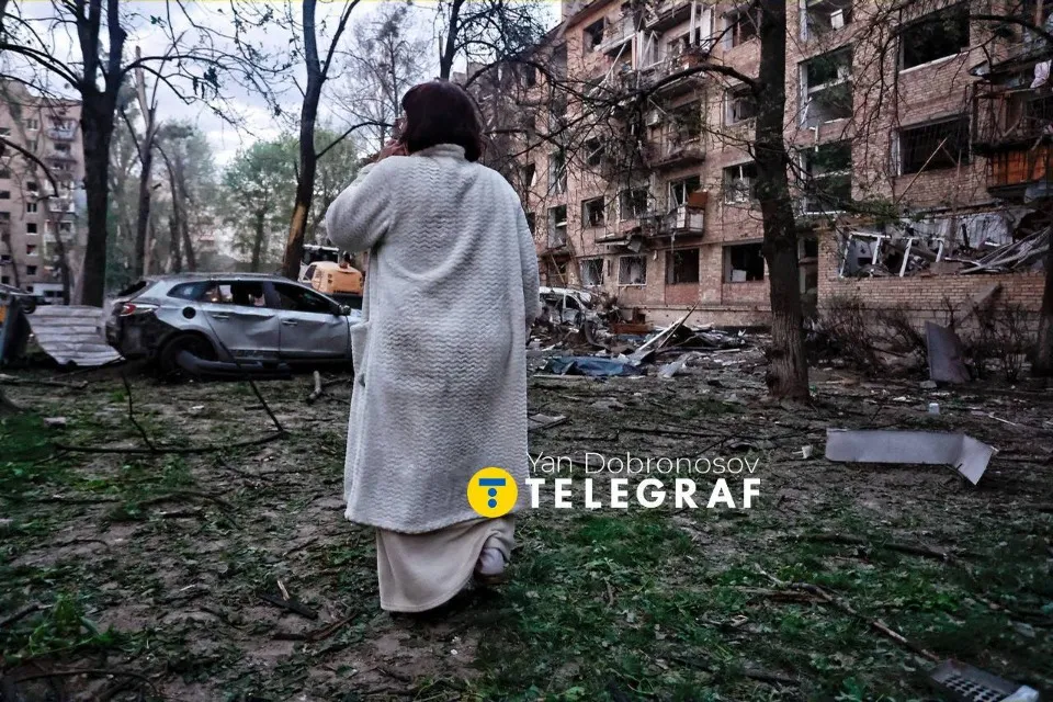 Київ обстріл 24 квітня 2025. Фото: Ян Доброносов