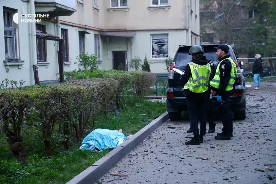 Київ обстріл 24 квітня 2025. Фото: Суспільне