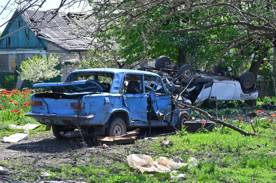 Покровськ квітень 2025 війна автомобіль зруйнований