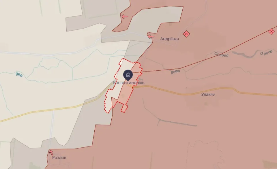 мапа Deep State Донеччина