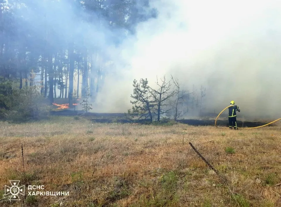Пожежа Харківська область Харківщина. ДСНС
