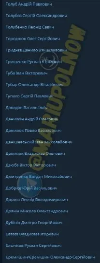список звільнених із полону 6 травня