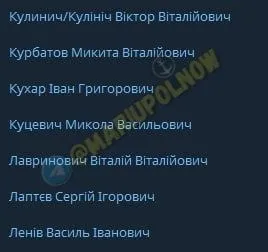 список звільнених із полону 6 травня
