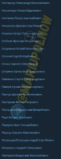 список звільнених із полону 6 травня