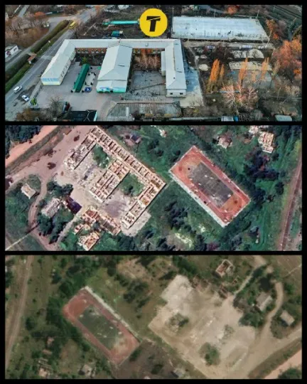 демонтаж Попаснянського ліцею №21