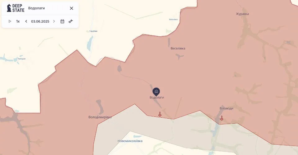 DeepState Map Sumy Region