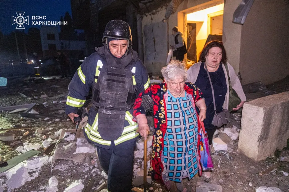постраждалі від атаки на Харків люди війна обстріл