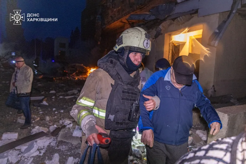 постраждалі від атаки на Харків люди війна обстріл