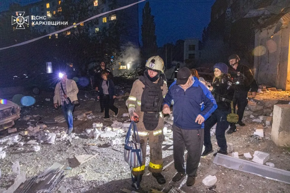 постраждалі від атаки на Харків люди війна обстріл