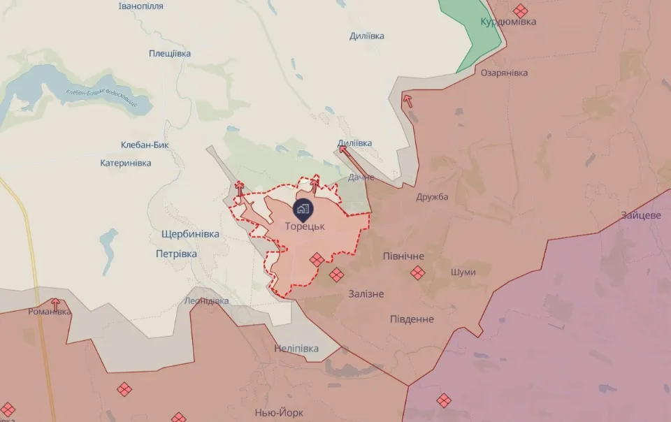 DeepState Map Донеччина