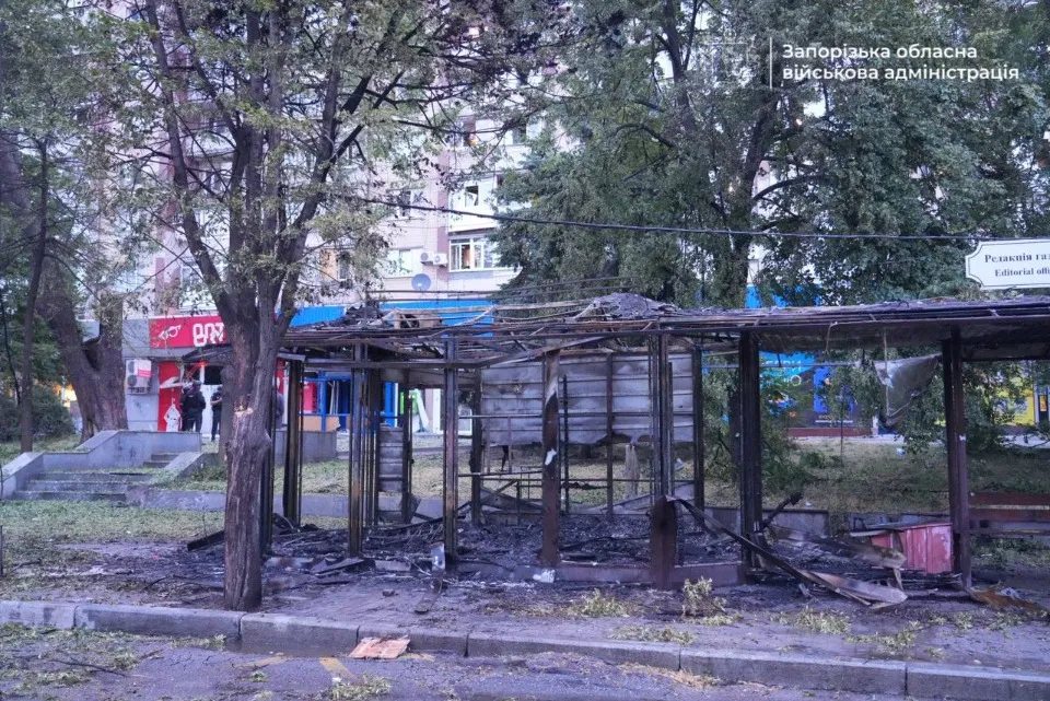 обстріл Запоріжжя