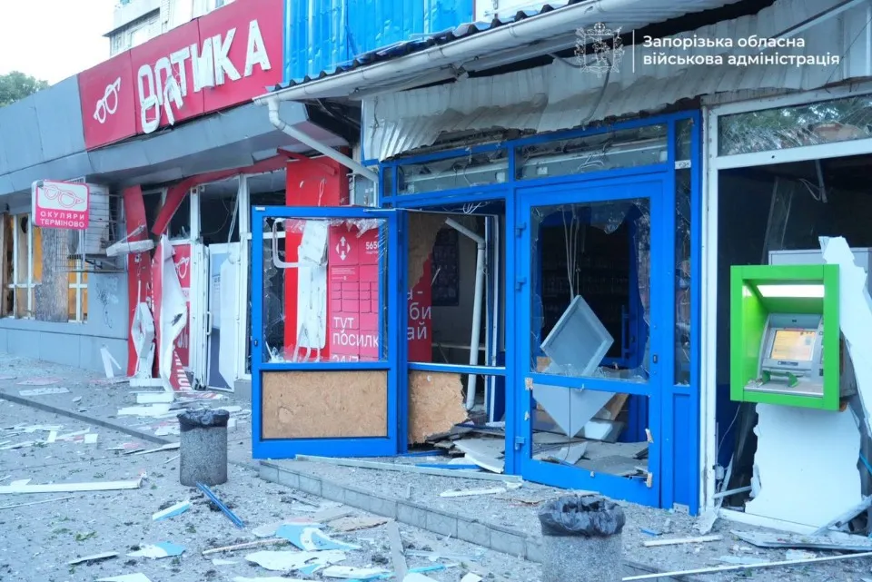 обстріл Запоріжжя