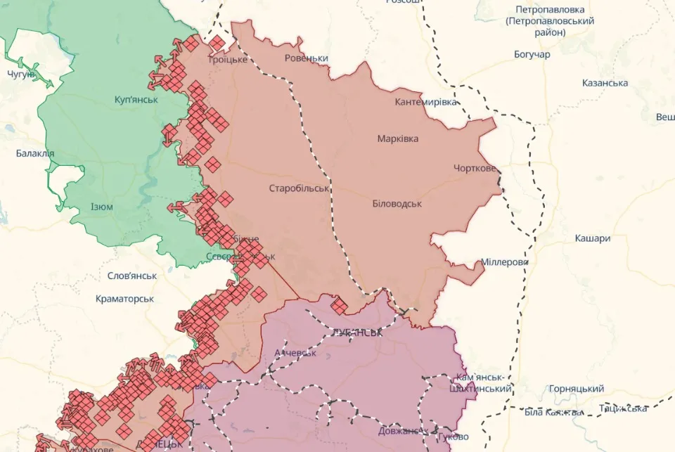 мапа DeepState Україна