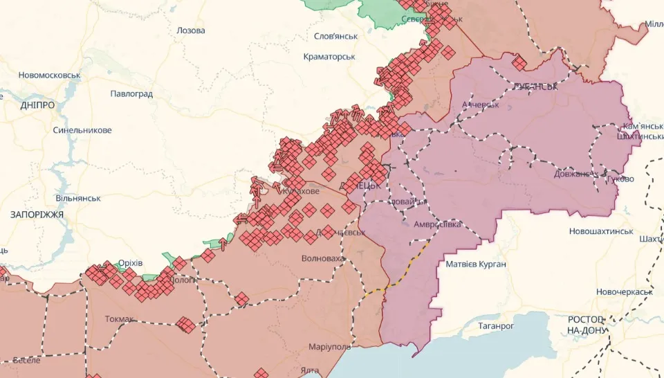мапа DeepState Україна