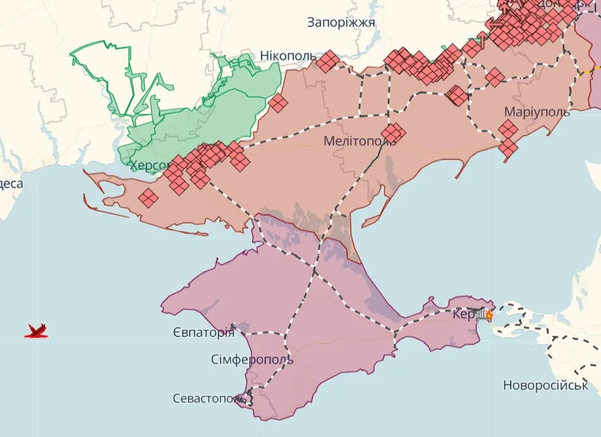 мапа DeepState Україна