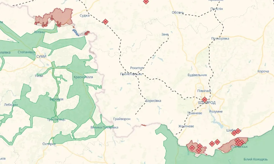 мапа DeepState Україна