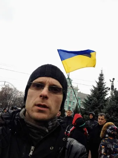 Андрій Діхтяренко у Луганську, 1 грудня 2013 року