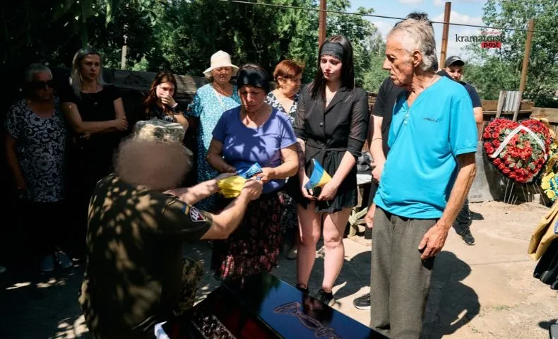 поховання військового Олександра Дрюка