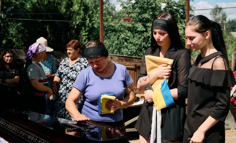 поховання військового Олександра Дрюка