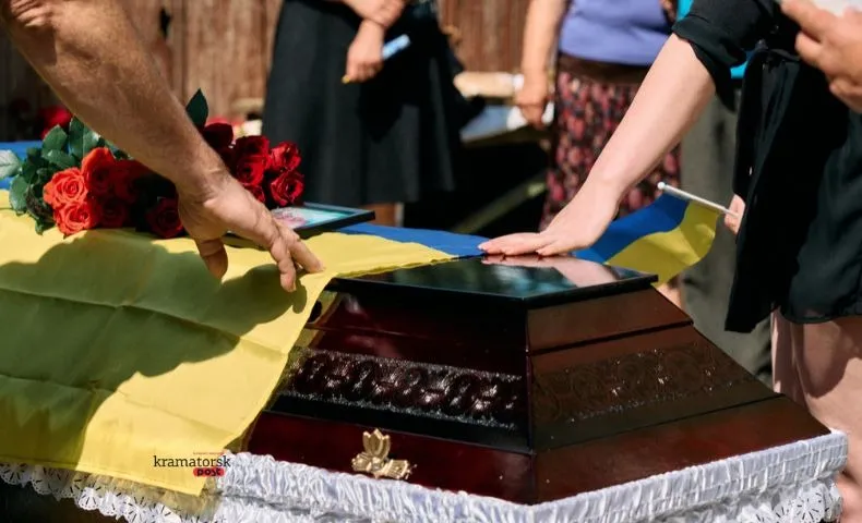 поховання військового Олександра Дрюка