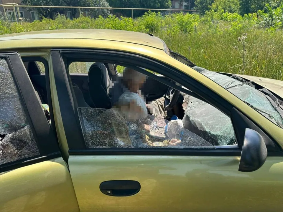 наслідки обстрілу Донецької області