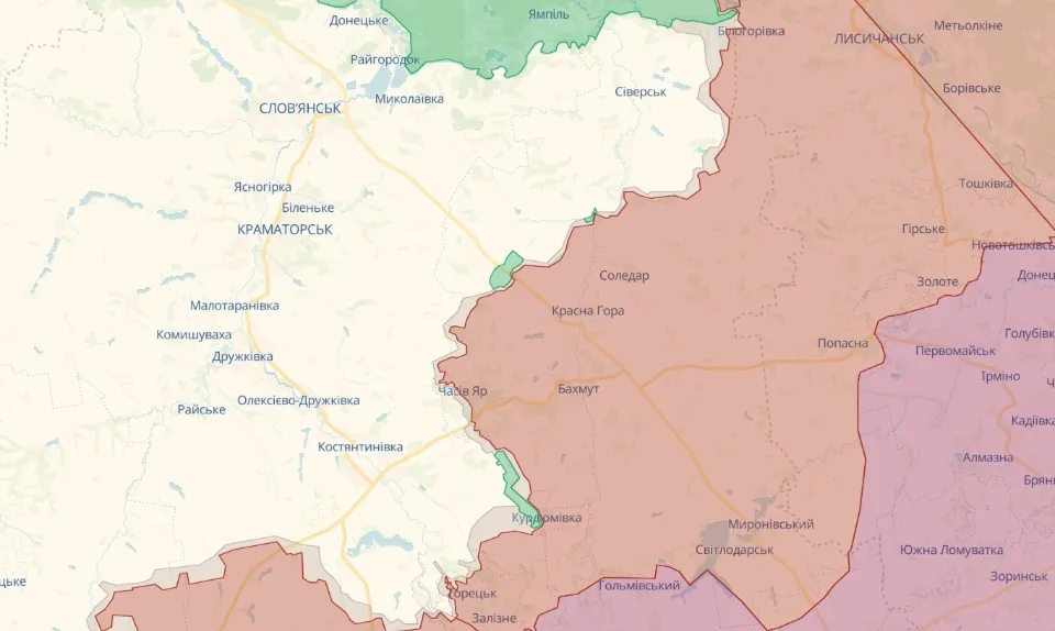 DeepState Map Donetsk Region