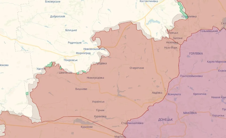DeepState Map Donetsk Region