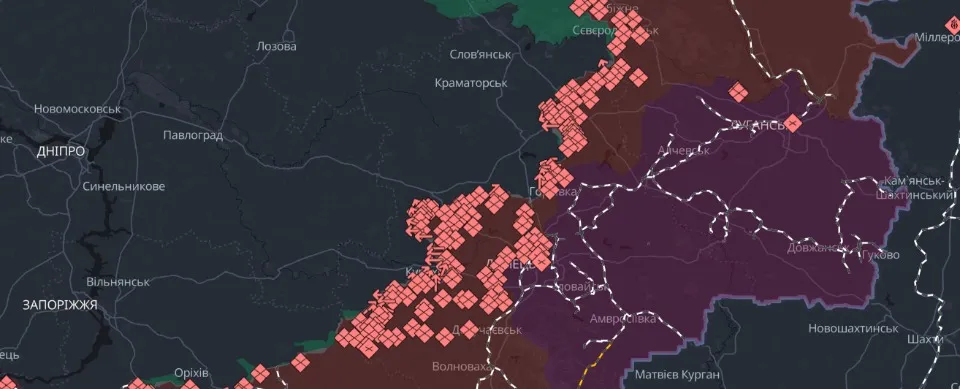 Передній відтінок Нопавловського 1 січня 2025 року