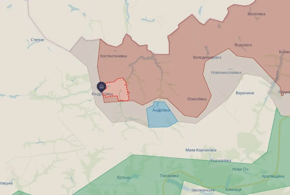 DeepState Map Sumy Region