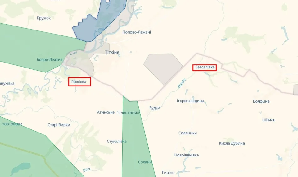 DeepState Map Sumy Region
