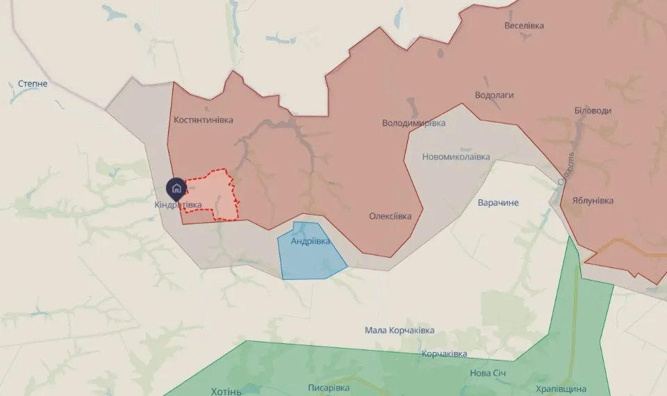 DeepState Map Sumy Region