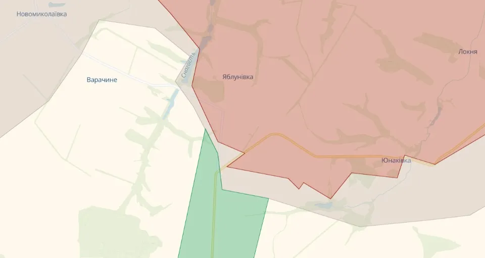 DeepState Map Sumy Region