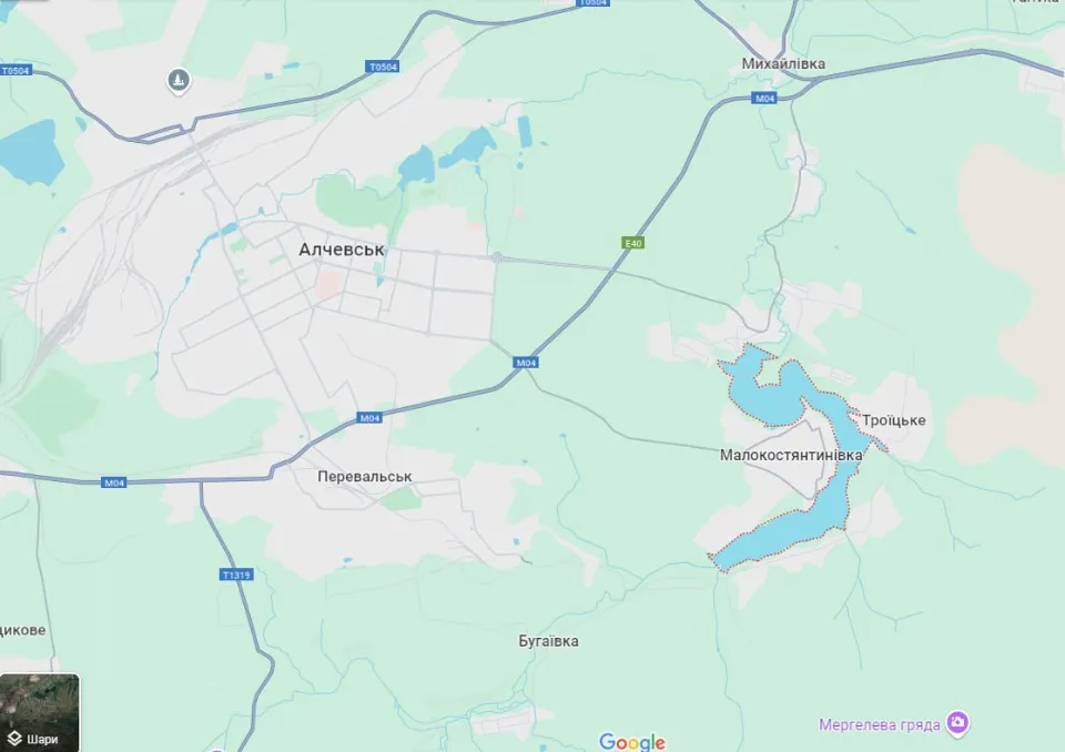 обміління Ісаківського водосховища