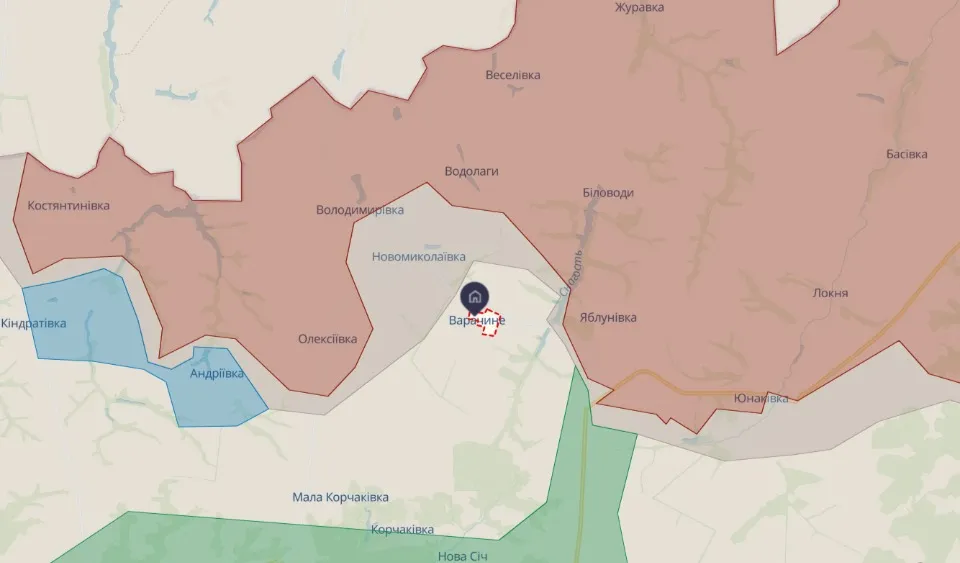 DeepState Map Sumy Region