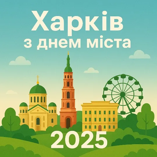 З Днем Харкова. Зображення згенеровано ШІ / ТРИБУН