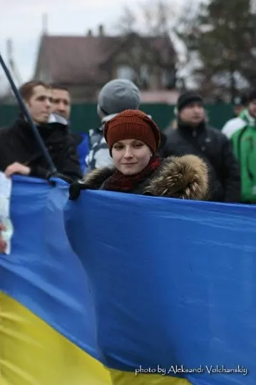 Анастасія Глотова, акція Луганського Майдану