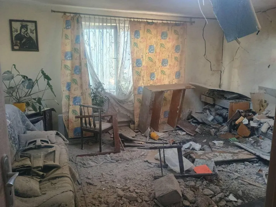 квартира в польщі, що постраждала від шахеда