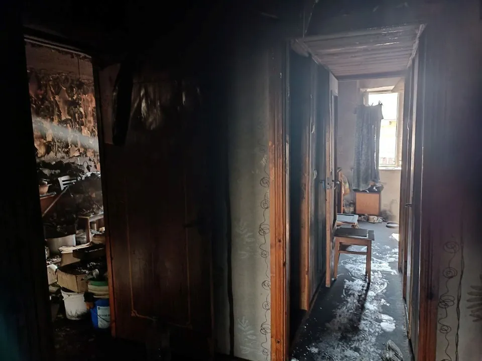 Наслідки пожежі в одній із квартир Сіверськодонецька та повідомлення “адміністрації”