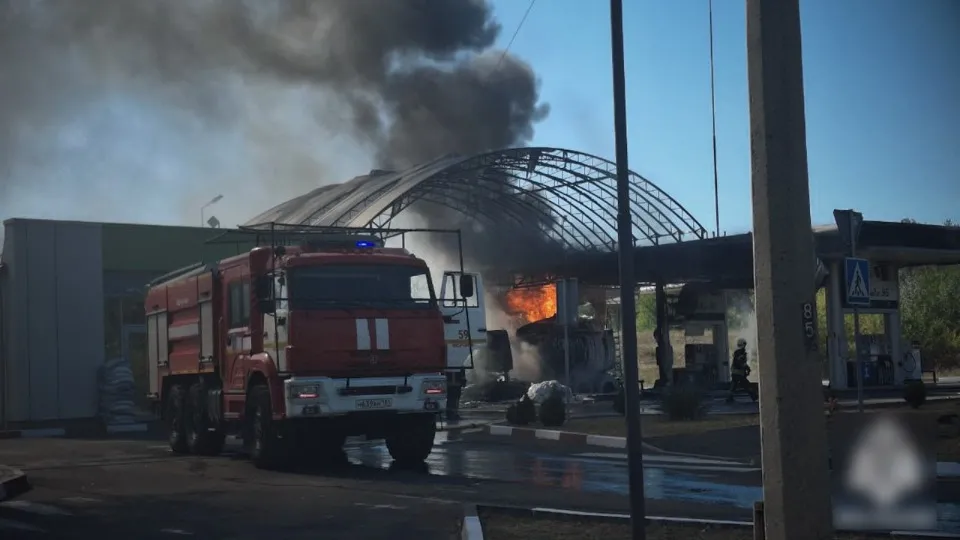Наслідки атаки БпЛА на АЗС у Сіверськодонецьку