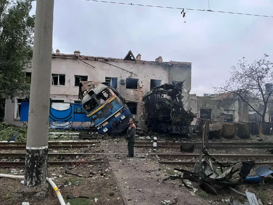 обстріл депо УЗ