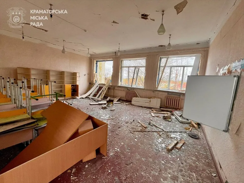 школа Героя України Степана Чубенка в Краматорську зруйнована